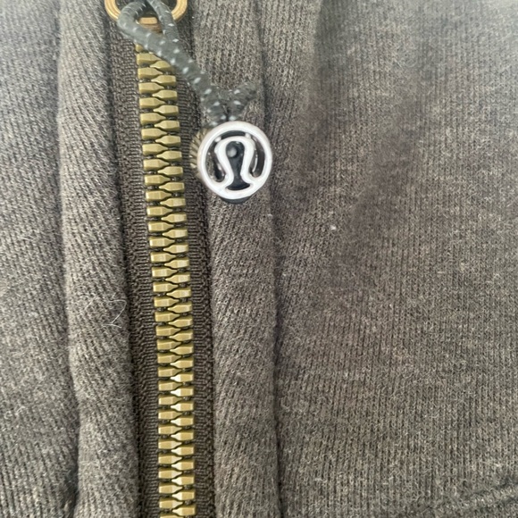 Lululemon green full-zip Scuba Hoodie size 4 - Picture 4 of 5